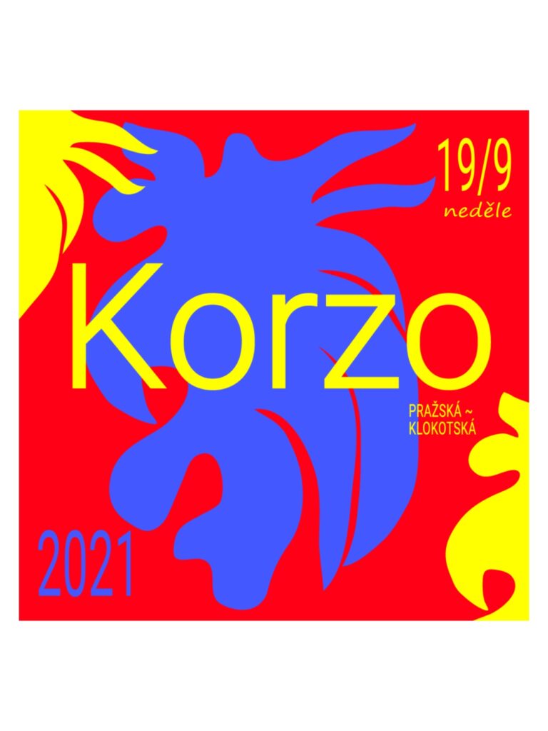 návrh grafiky pro instagramový post čtvercového formátu pro Korzo